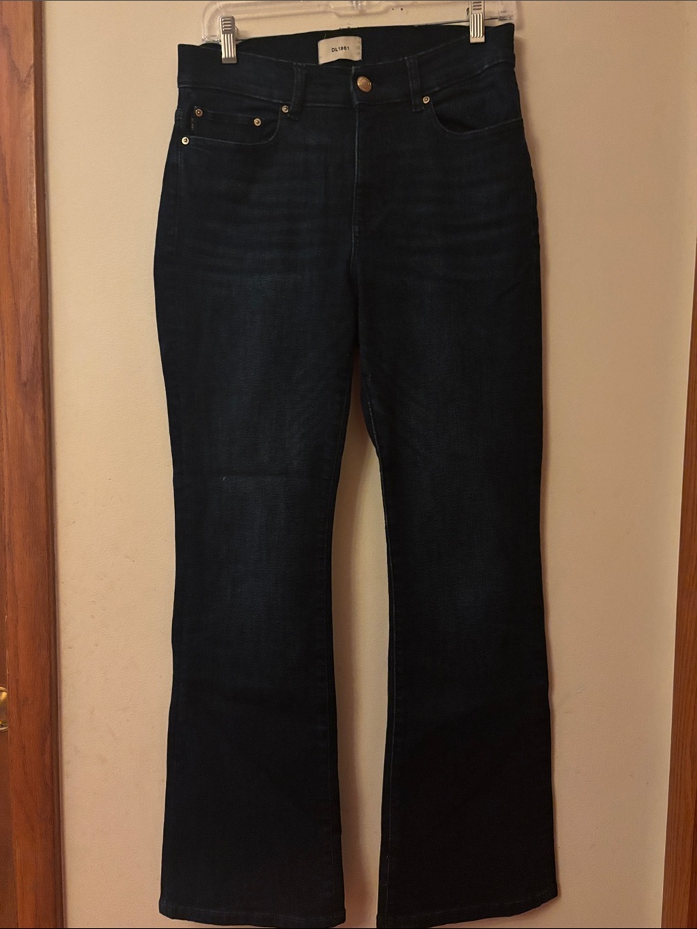 DL1961 Dark Blue Wide Leg Jeans
